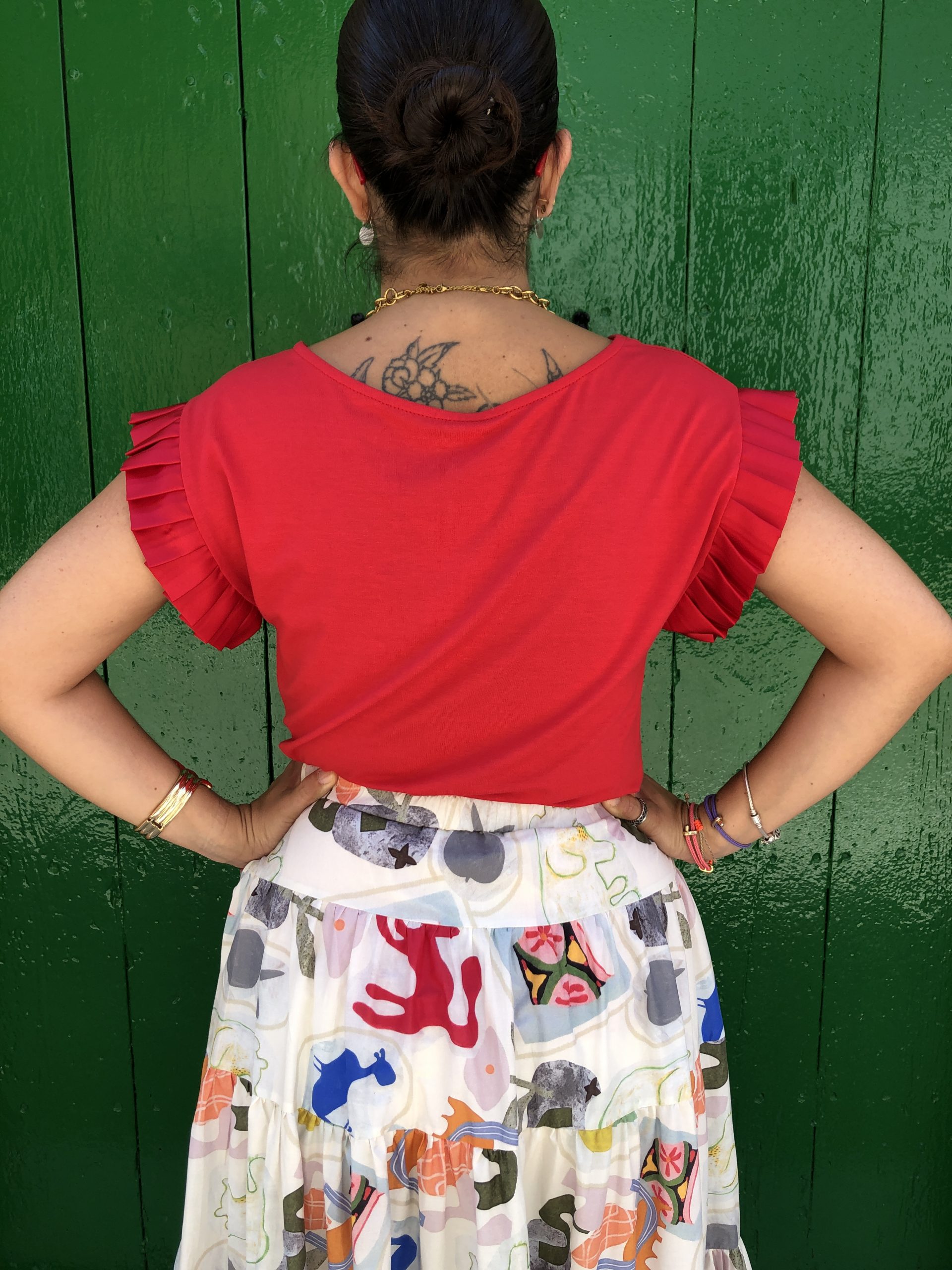 Camiseta Volant Rouge - Imagen 3