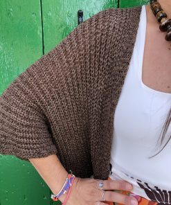 Alternative view of Chaqueta de Hilo Chocolate