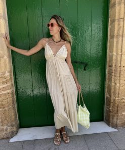 Vestido Cala Beige