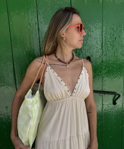 Alternative view of Vestido Cala Beige