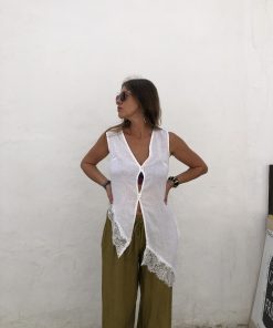 Blusa Encaje Blanco - Imagen 2