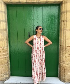 Vestido Peces Beige
