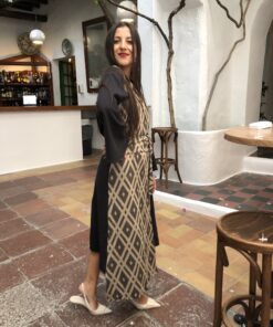 Vestido Borgoña Negro - Imagen 3