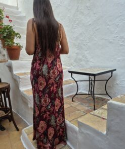 Vestido Burgundy Bloom - Imagen 3