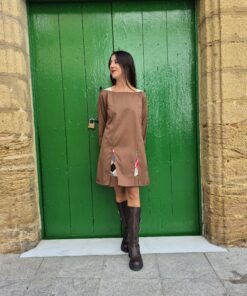 Vestido Mosaico Boho Chocolate