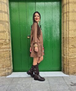 Vestido Mosaico Boho Chocolate - Imagen 3