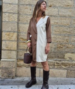 Vestido Bicolor Éclat - Imagen 2